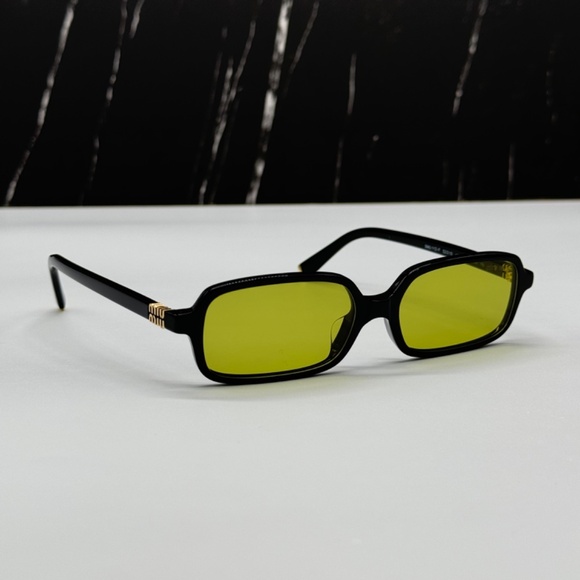 NEW MIU MIU SMU 11ZF 16K07O BLACK GREEN MU 11ZS WOMEN MU11ZS SUNGLASSES main image 9